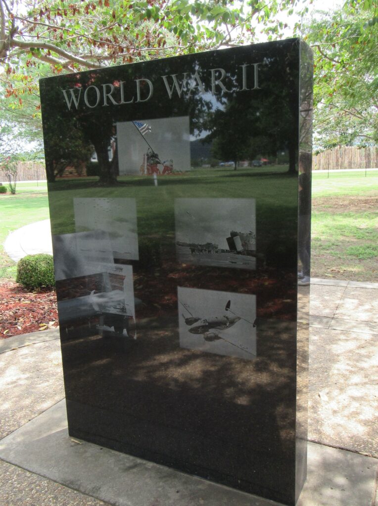 CHOCTAW NATION WORLD WAR II MEMORIAL BACK