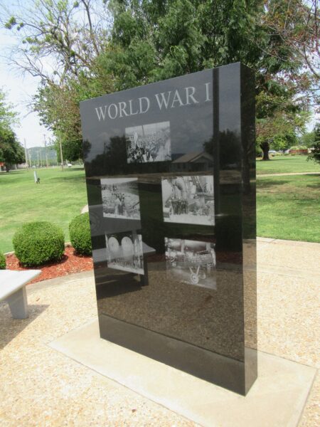 CHOCTAW NATION WORLD WAR I MEMORIAL BACK