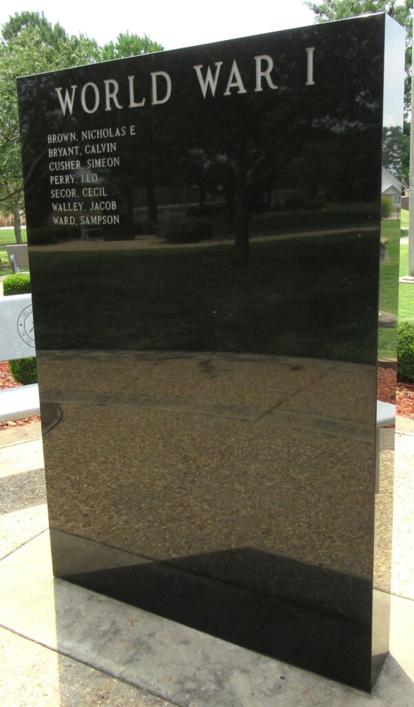 CHOCTAW NATION WORLD WAR I MEMORIAL FRONT