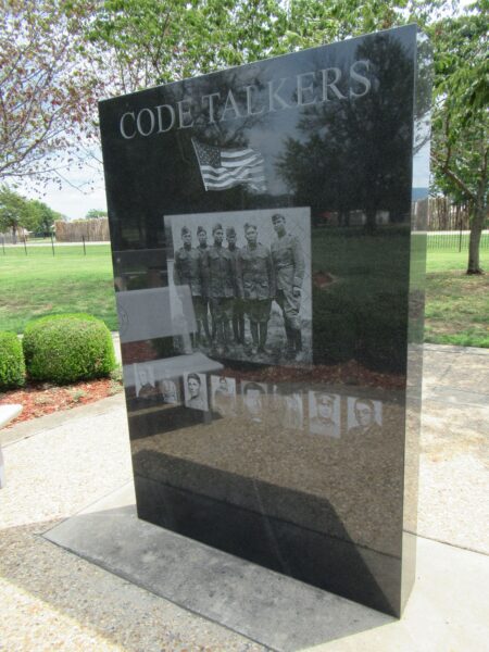 CHOCTAW CODE TALKERS WAR MEMORIAL BACK