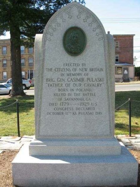 BRIG. GEN. CASIMIR PULASKI WAR MEMORIAL