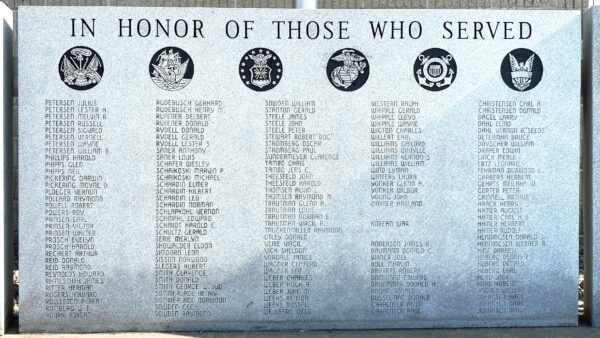LAKE BENTON WAR VETERANS MEMORIAL STONE C