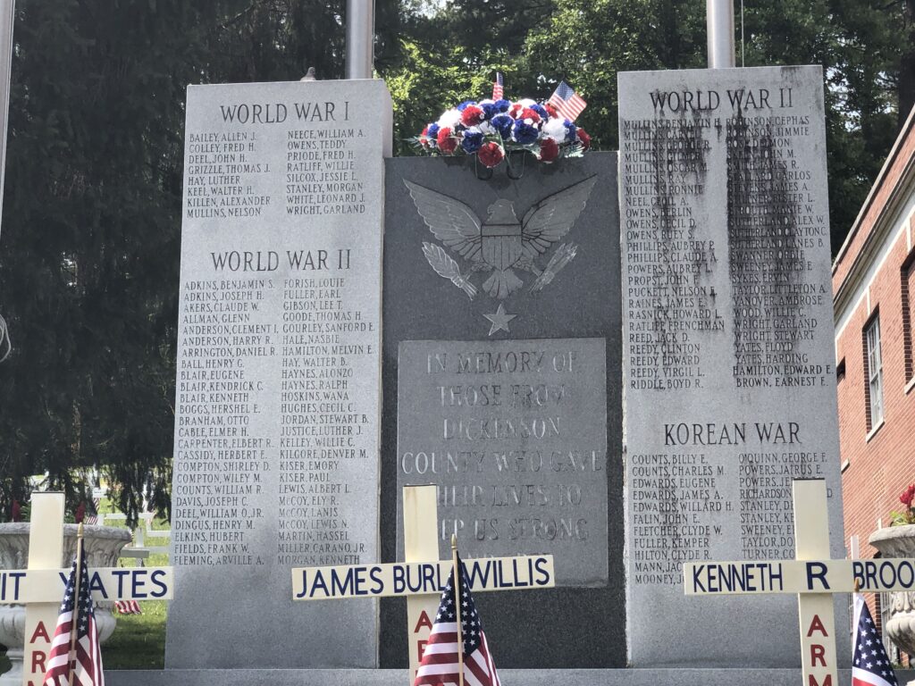 DICKENSON COUNTY WAR VETERANS MEMORIAL