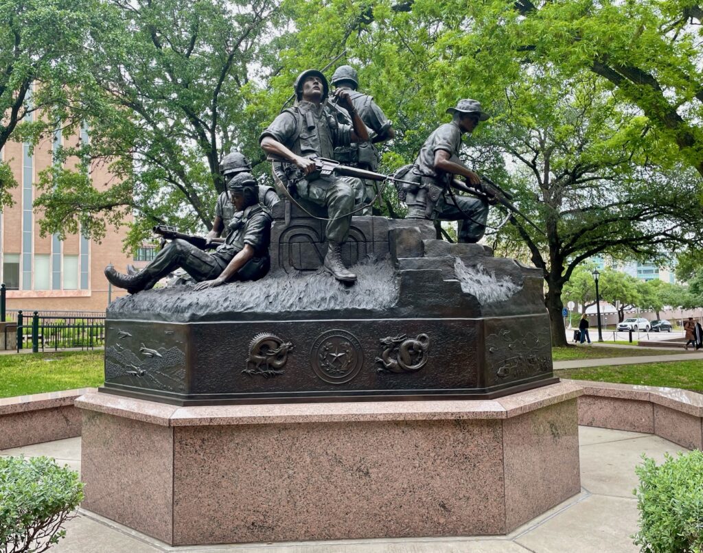 THE TEXAS CAPITOL VIETNAM VETERANS MONUMENT FULLVIEW