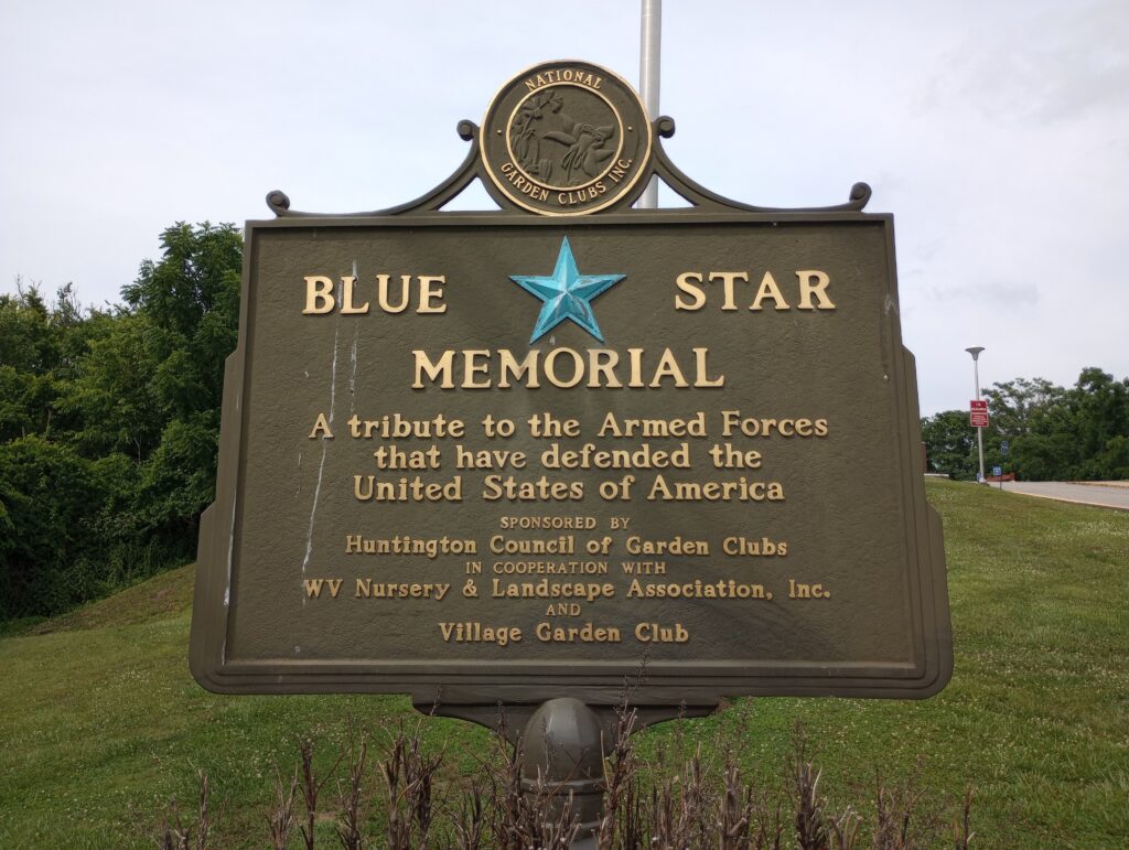 BARBOURSVILLE BLUE STAR MEMO0RIAL MARKER