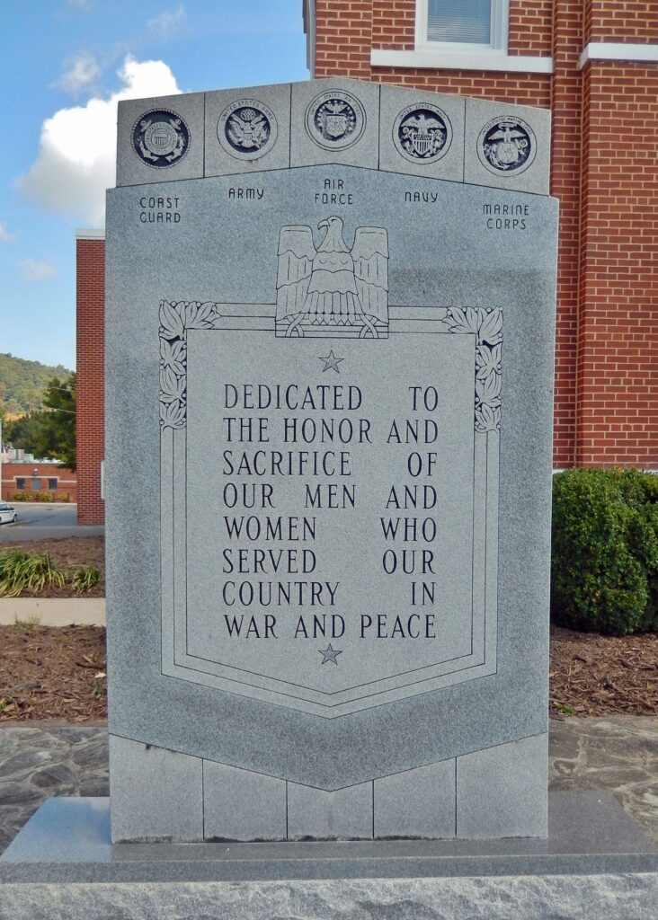 V.F.W. POST 7034 VETERANS MEMORIAL FRONT