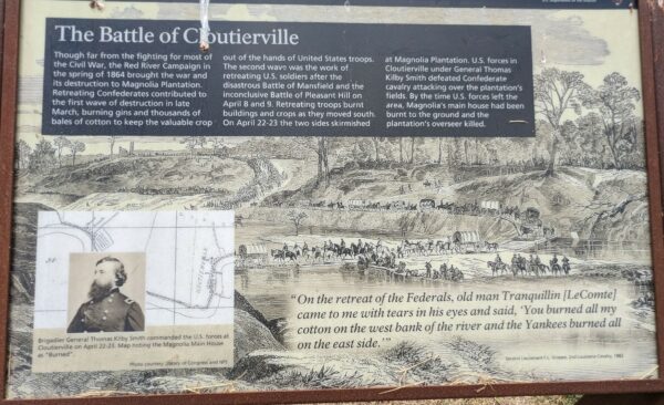 THE BATTLE OF CLOUTIERVILLE WAR MEMOIAL PANEL