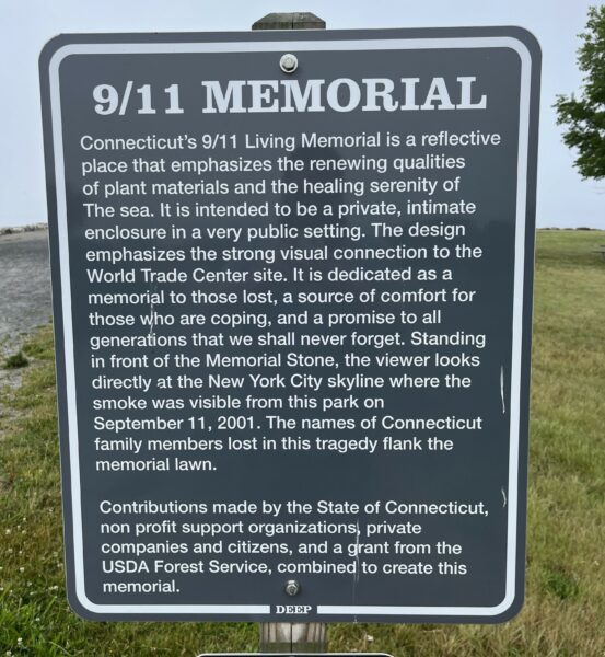 CONNECTICUT’S 9/11 LIVING MEMORIAL MARKER