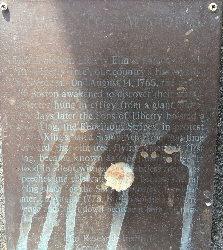 MILFORD, DE LIBERTY TREE MEMORIAL PLAQUE