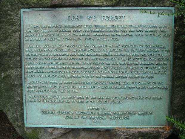 LEST WE FORGET REVOLUTIONARY WAR MEMORIAL