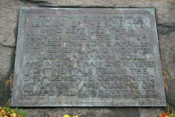 WESTPORT MINUTEMAN REVOLUTIONARY WAR MEMORIAL PLAQUE