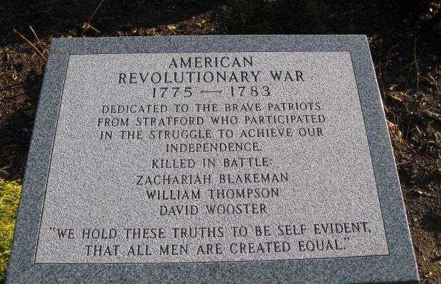 STRATFORD AMERICAN REVOLUTIONARY WAR MEMORIAL