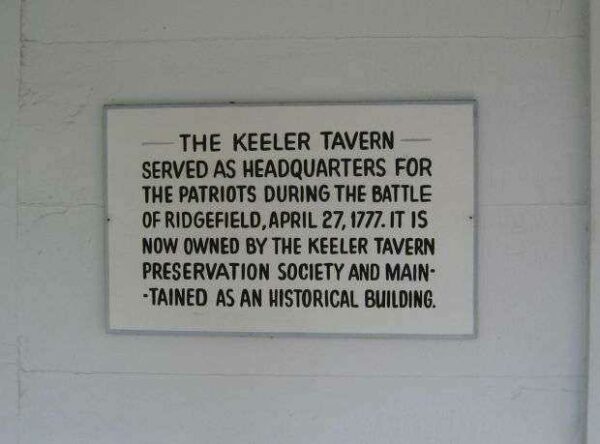 KEELER TAVERN WAR MEMORIAL MARKER