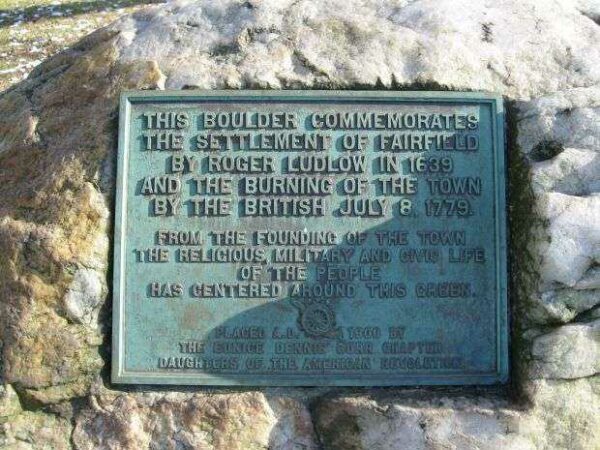 FAIRFIELD BOULDER REVOLUTIONARY WAR MEMORIAL