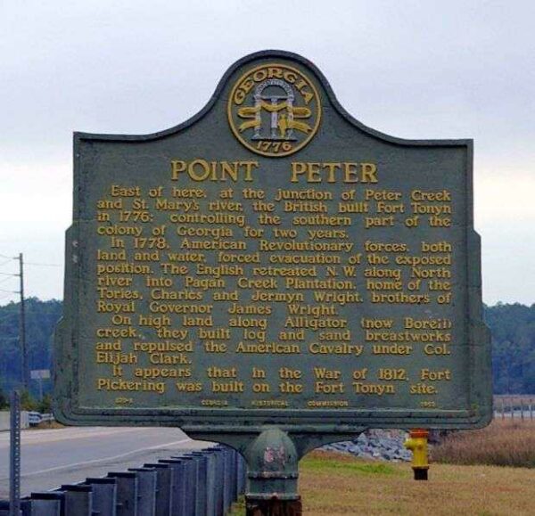POINT PETER MEMORIAL MARKER