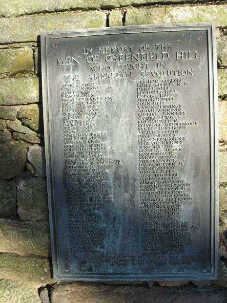GREENFIELD HILL REVOLUTIONARY WAR MEMORIAL