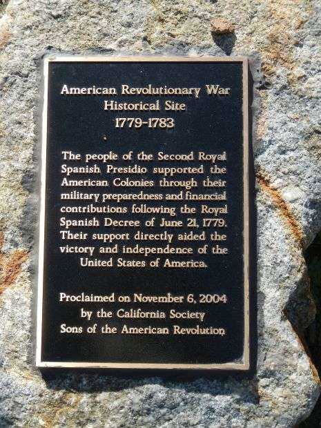 AMERICAN REVOLUTIONARY WAR HISTORICAL MEMORIAL PLAQUE