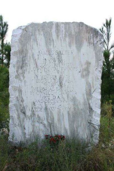 JAMES SALTER REVOLUTIONARY WAR MEMORIAL