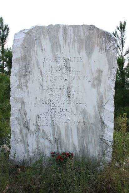 JAMES SALTER REVOLUTIONARY WAR MEMORIAL