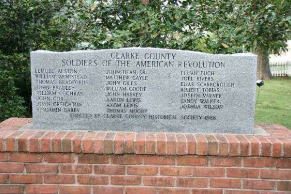 CLARK COUNTY SOLDIERS OF THE AMERICAN REVOLUTION MEMORIAL