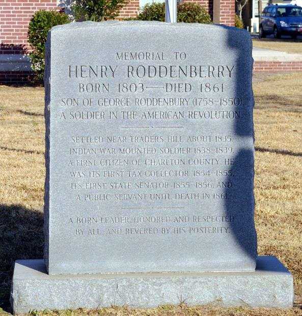 HENRY RODDENBERRY WAR MEMORIAL