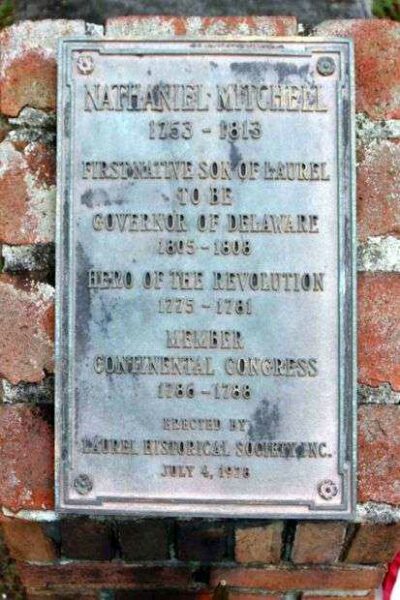 NATHANIEL MITCHELL REVOLUTIONARY WAR MEMORIAL PLAQUE A