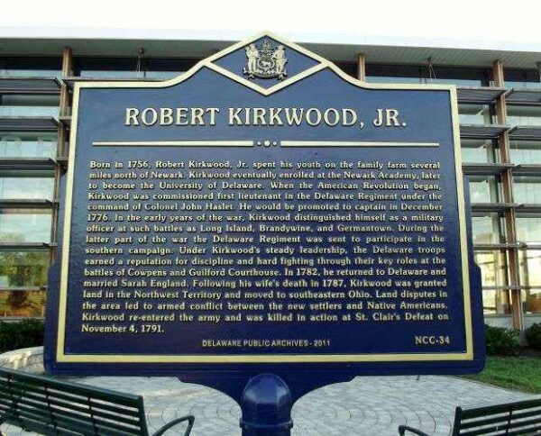 ROBERT KIRKWOOD, JR. WAR MEMORIAL MARKER
