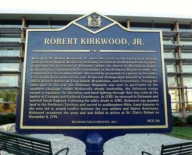 ROBERT KIRKWOOD, JR. WAR MEMORIAL MARKER