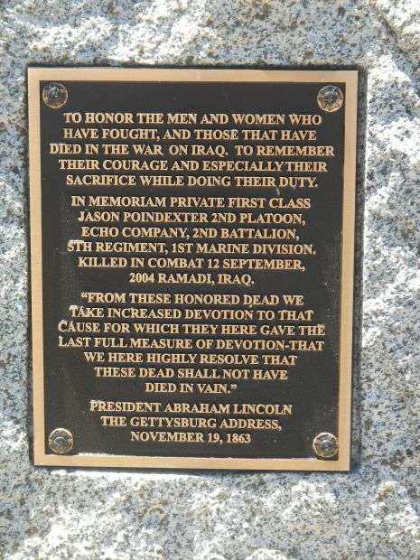 TAYLORSVILLE IRAQ WAR MEMORIAL