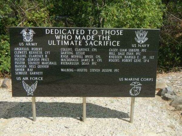 PARADISE VETERANS MEMORIAL