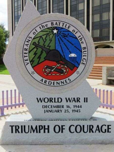 VETERANS OF THE BATTLE OF THE BULGE WAR MEMORIAL FRONT