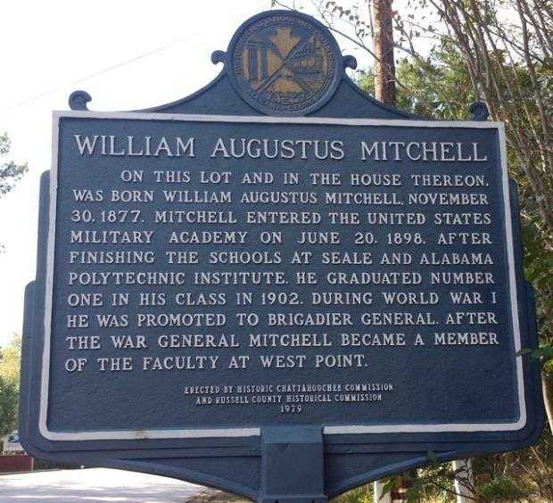 WILLIAM AUGUSTUS MITCHELL MEMORIAL MARKER FRONT