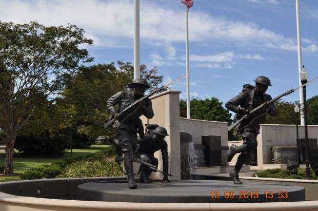 MADISON COUNTY MEMORIAL FOUNTAINS COURAGE FOUNTAIN
