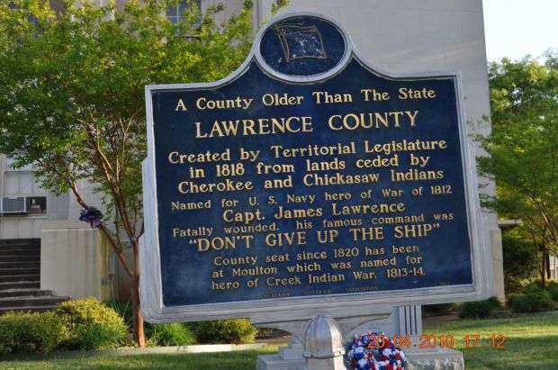 LAWRENCE COUNTY WAR MEMORIAL MARKER