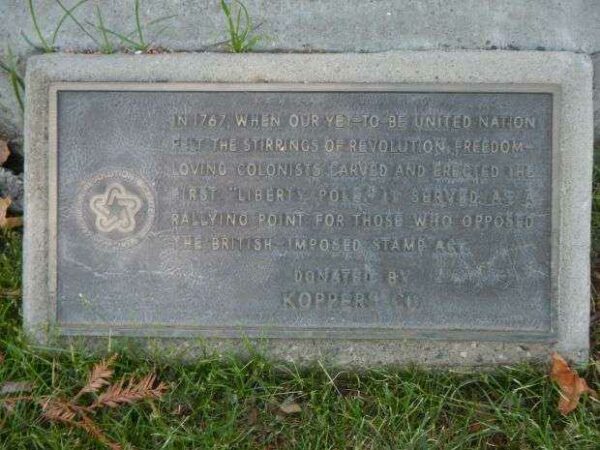 BUTTE COUNTY LIBERTY POLE MEMORIAL PLAQUE
