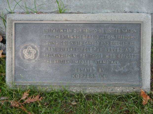 BUTTE COUNTY LIBERTY POLE MEMORIAL PLAQUE