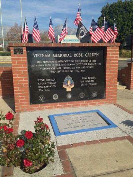 VIETNAM MEMORIAL ROSE GARDEN