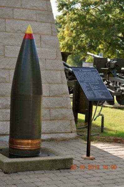 16″ PROJECTILE MEMORIAL