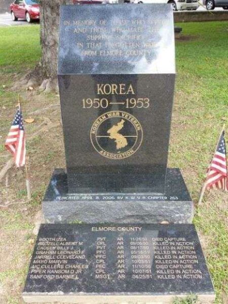 ELMORE COUNTY KOREAN WAR MEMORIAL