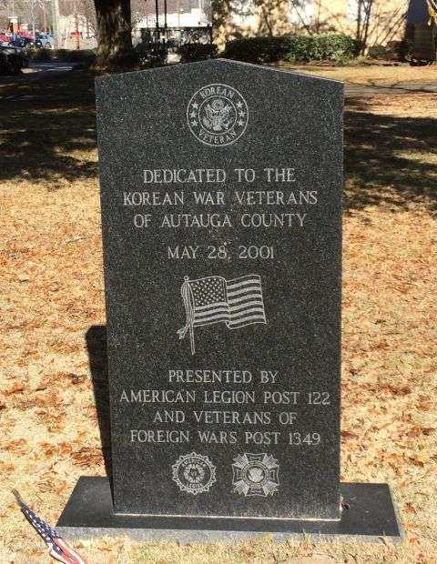 AUTAUGA COUNTY KOREAN WAR MEMORIAL
