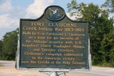 FORT CLAIBORNE MEMORIAL MARKER