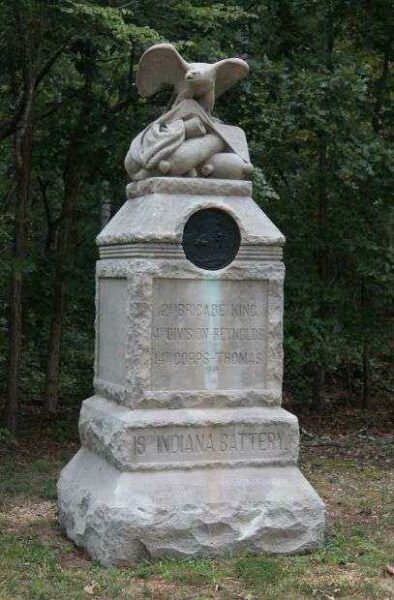 19TH INDIANA BATTERY WAR MEMORIAL