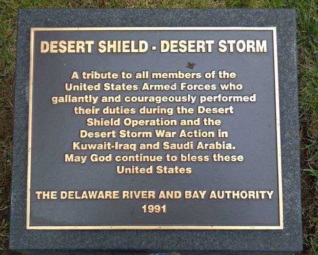 THE DELAWARE RIVER AND BAY AUTHORITY DESERT SHIELD/DESERT STORM MEMORIAL