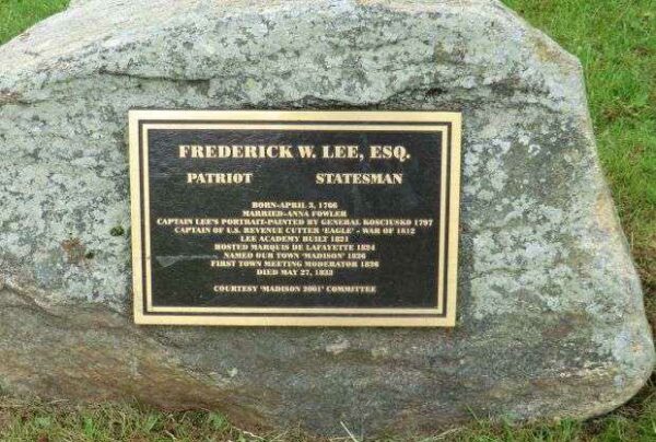 FREDERICK W. LEE, ESQ MEMORIAL PLAQUE