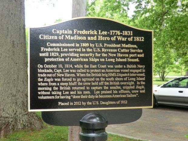 CAPTAIN FREDERICK LEE WAR MEMORIAL MARKER