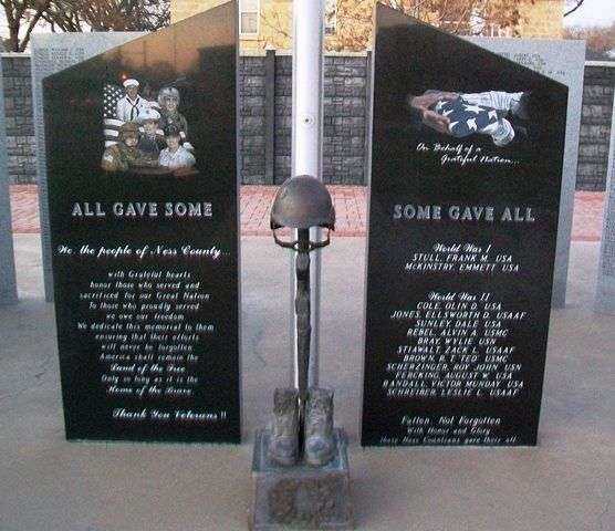 NESS COUNTY VETERANS MEMORIAL CENTER PLAQUES