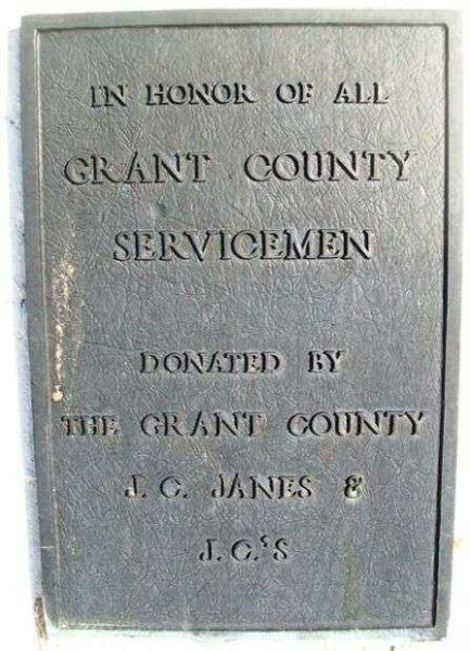 GRANT COUNTY SERVICEMEN MEMORIAL