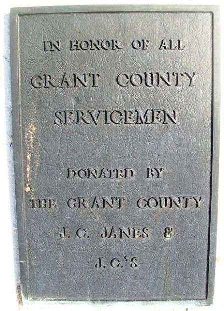 GRANT COUNTY SERVICEMEN MEMORIAL