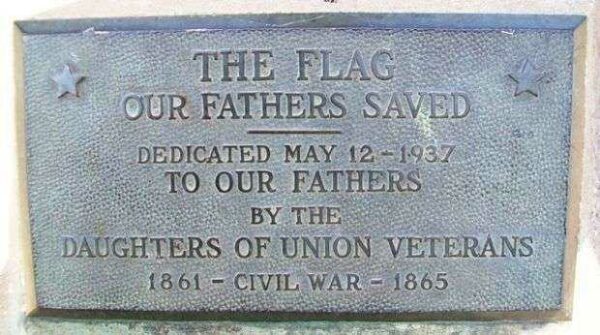 THE FLAG OUR FATHERS SAVED WAR MEMORIAL PLAQUE