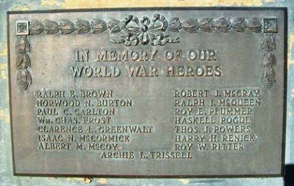 IN MEMORY OF OUR WORLD WAR HEROES
